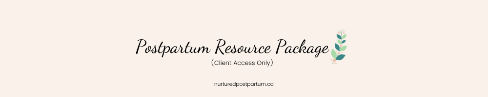 Postpartum Resource Package